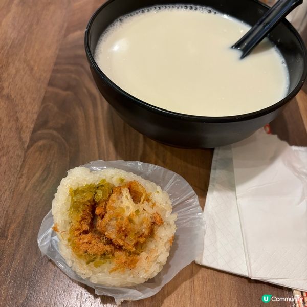 🥛初嚐豆漿大王分店，推薦粢飯