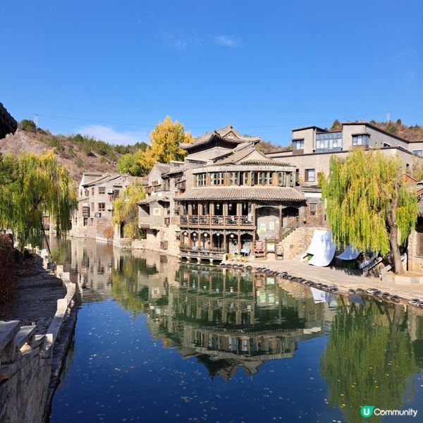 長城腳下的紅葉小鎮🍁--北京古北水鎮🍂