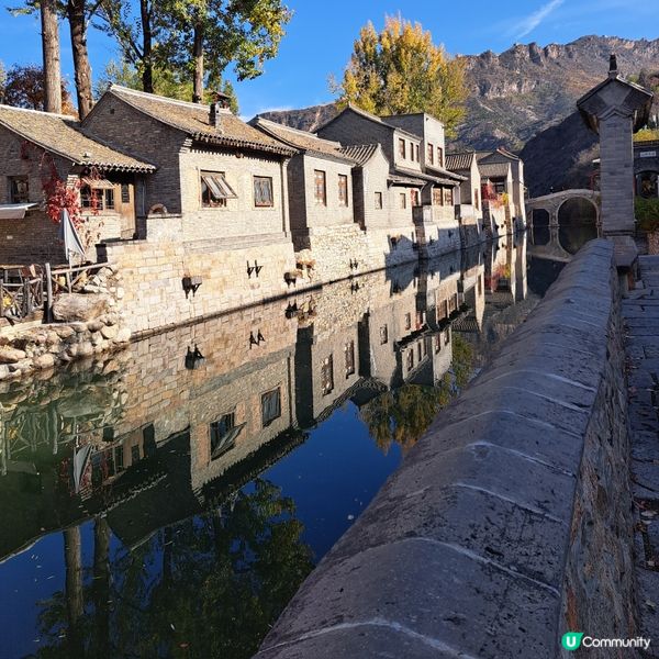 長城腳下的紅葉小鎮🍁--北京古北水鎮🍂