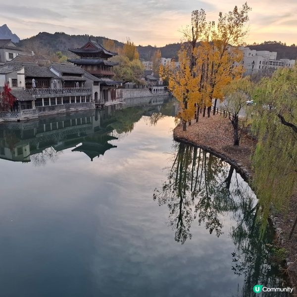 長城腳下的紅葉小鎮🍁--北京古北水鎮🍂