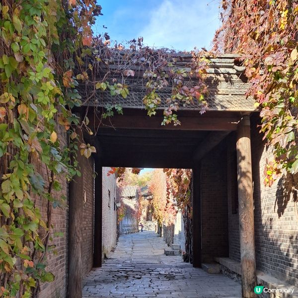 長城腳下的紅葉小鎮🍁--北京古北水鎮🍂