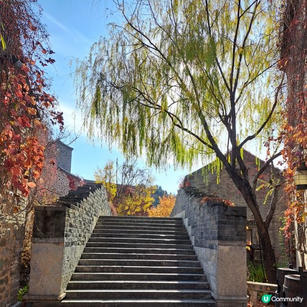 長城腳下的紅葉小鎮🍁--北京古北水鎮🍂