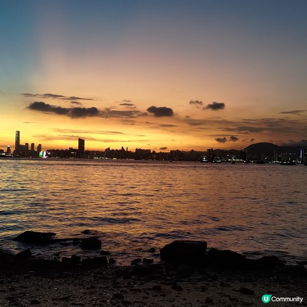 ## 鯉魚門日落超靚🌇浪漫到爆🔥