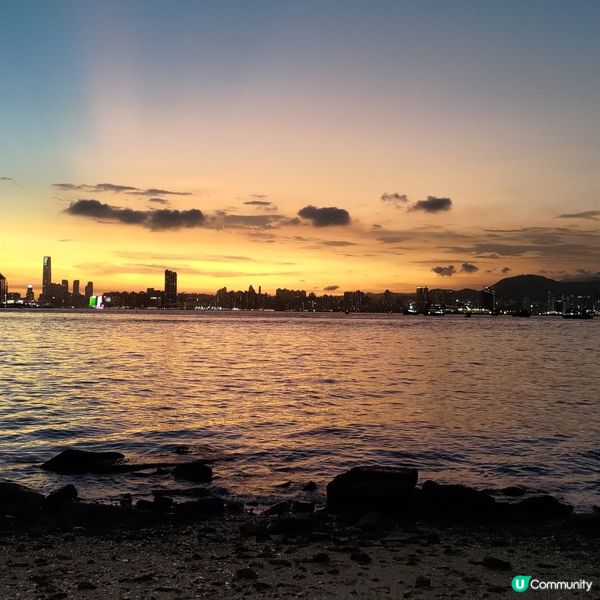 ## 鯉魚門日落超靚🌇浪漫到爆🔥