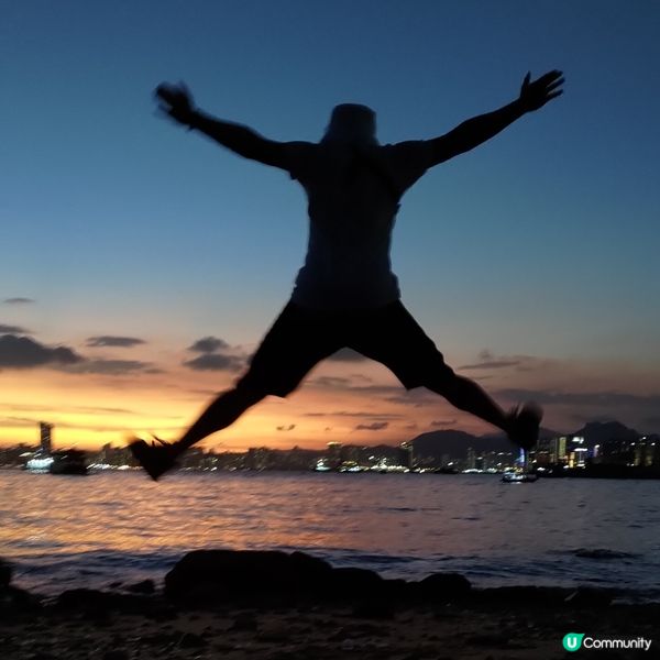 ## 鯉魚門日落超靚🌇浪漫到爆🔥