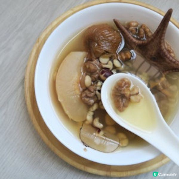 海底椰海星雪梨湯