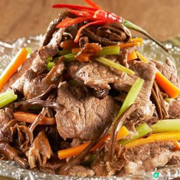 茶樹菇芹菜炒牛肉

