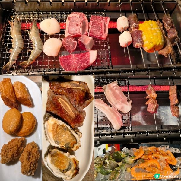 觀塘工廈任飲任食自轉串燒