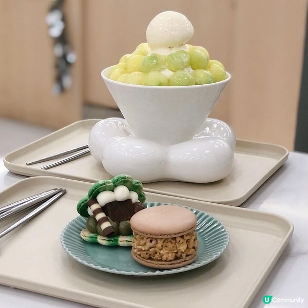 🍧🍪韓國雪花冰➕超厚造型馬卡龍