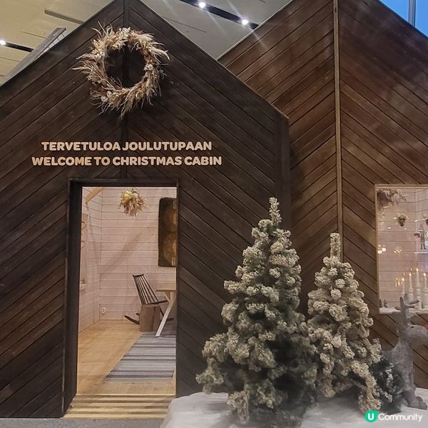 芬蘭赫爾辛基機場的聖誕佈置