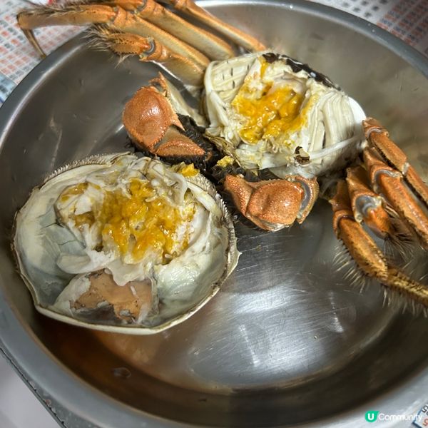 秋季當造大閘蟹🦀|隻隻爆膏仲送紫蘇葉