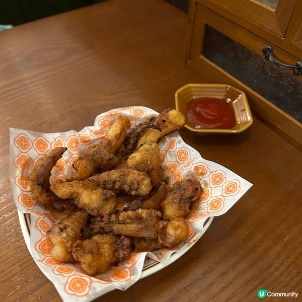 大埔古早台灣菜|🍤巨大炸物便當湯拌麵