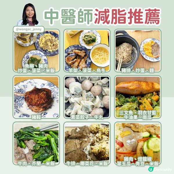【減肥食譜】中醫師減肥食譜大公開🙌🏻