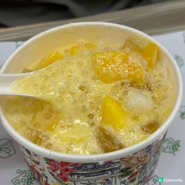 芒果椰青凍小丸子🥭🥥  甜到入心❤️  $33抵食！