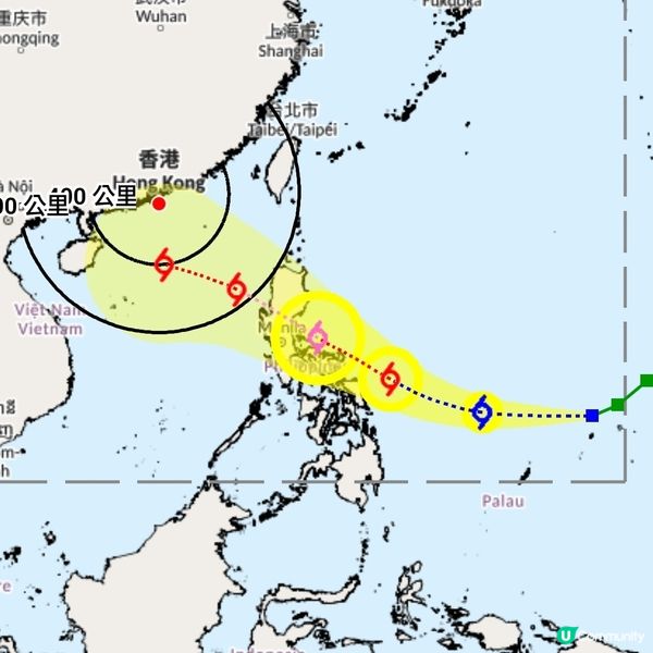 ## 颱風萬宜下週二逼近香港🔥集氣求8號風球🌪️💨
