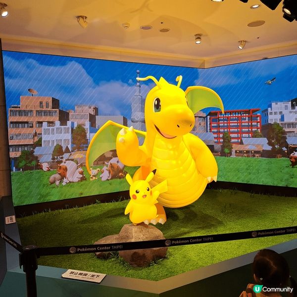 這是在生台北的寶可夢中心，因為是本人的小孩喜歡寶可夢中心，所...