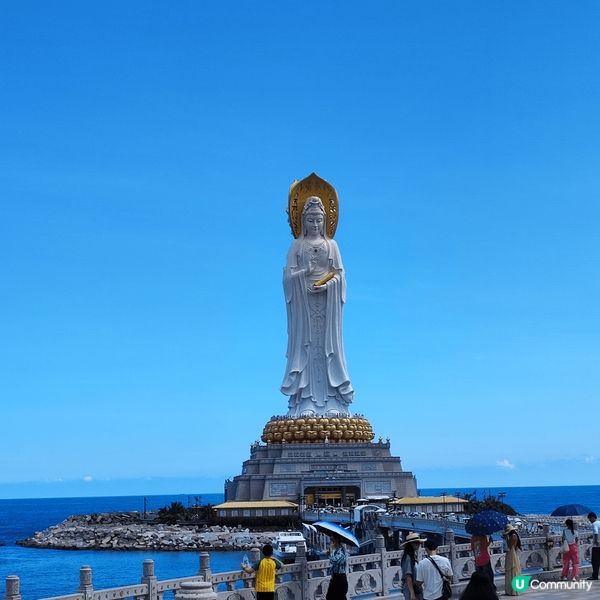 中國海南島三亞市，環境優美適合大小朋友一起渡假。