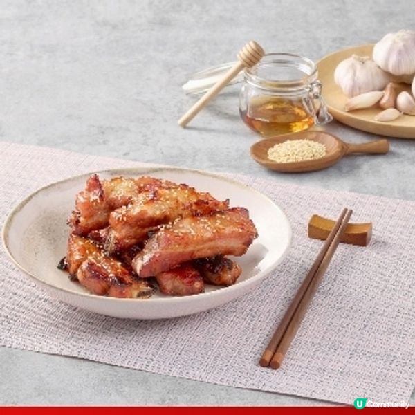叉燒醬焗金沙骨
