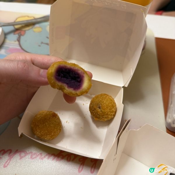 麥記新品QQ紫薯脆波