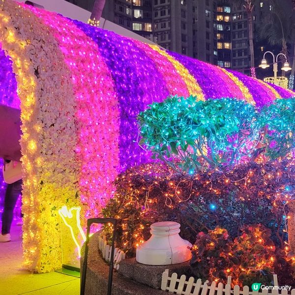 黃埔新天地聖誕燈色