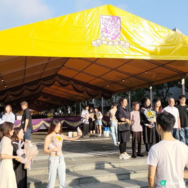 ## 中大畢業典禮人山人海📸逼爆打卡熱點🔥