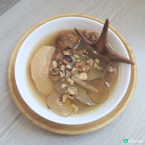 海底椰海星雪梨湯