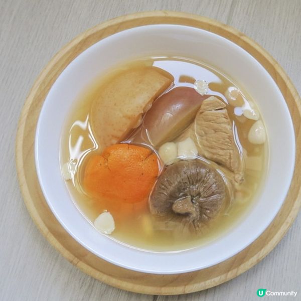 雪梨蘋果桔餅湯