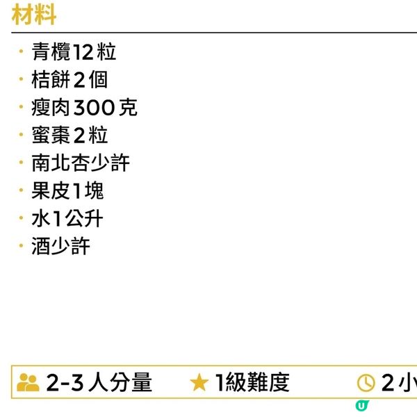 青欖桔餅瘦肉湯
