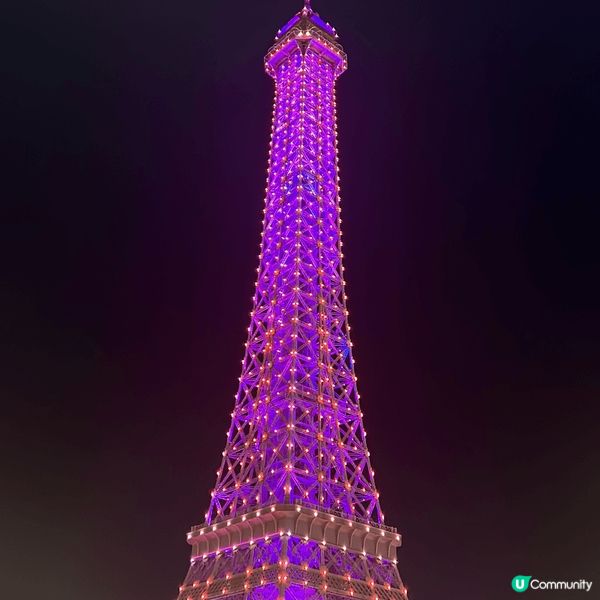 現在，不用去巴黎，在澳門就可以感受巴黎鐵塔的浪漫！澳門巴黎人...