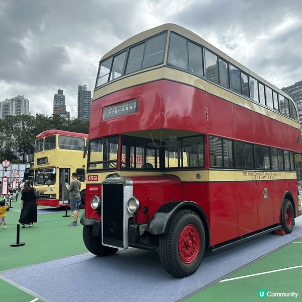 早前於維園一睹退役現役巴士，圖中為丹拿A型並於1949-19...