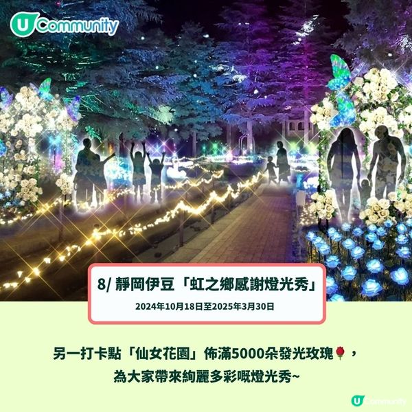 日本聖誕燈飾2024｜最美好去處8大推介✨日本三大燈光秀／打卡東京鐵塔／夢幻樂園❤️(附日期!)