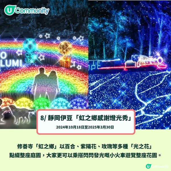 日本聖誕燈飾2024｜最美好去處8大推介✨日本三大燈光秀／打卡東京鐵塔／夢幻樂園❤️(附日期!)