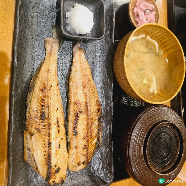 烤鯡魚套餐