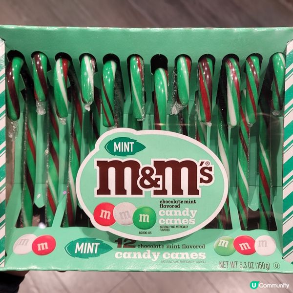 M&m 薄荷朱古力味 聖誕士的糖果