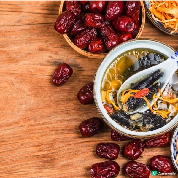 紅棗杞子烏雞湯功效：滋陰補血、補益肝腎