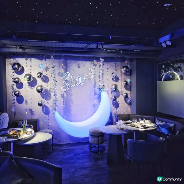 慶祝🎉一流🌌星空🌠主題🍽️餐廳
