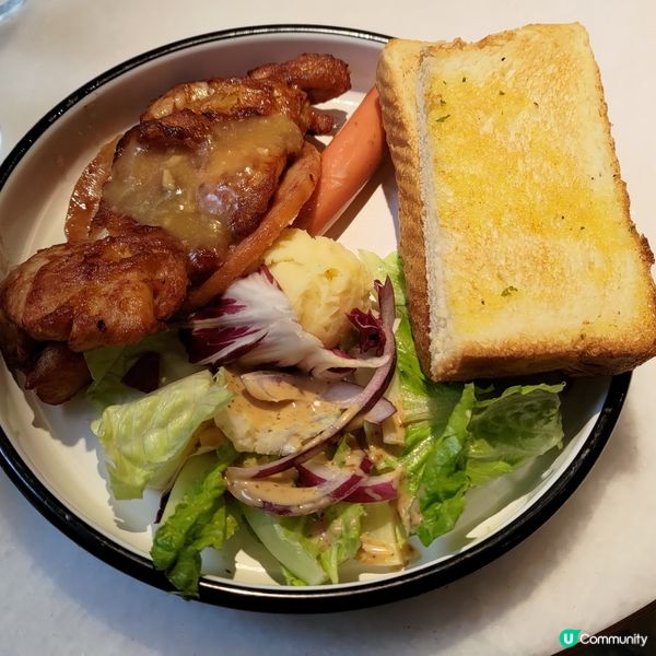 ## 意樂早餐抵食到喊🤣雞扒大大塊🤤超滿足💜