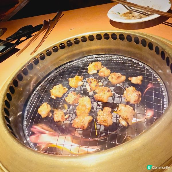 燒牛腸多油到着火😝