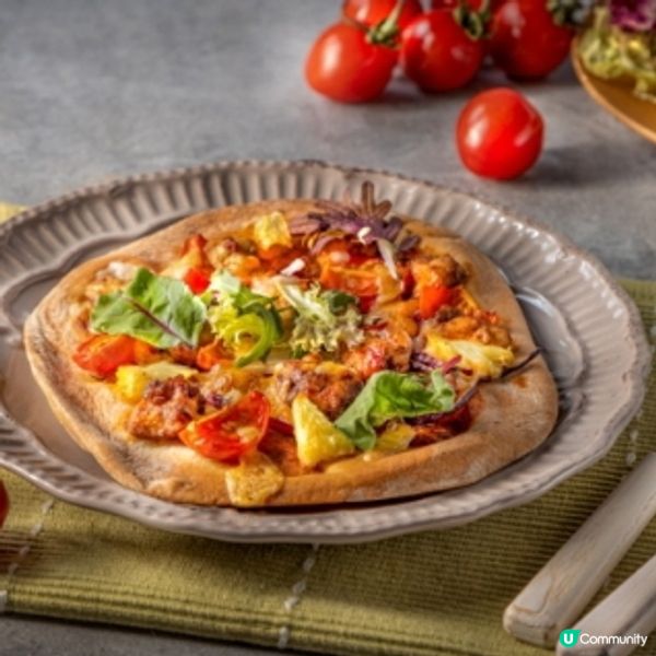 雞煲醬烤雞薄餅