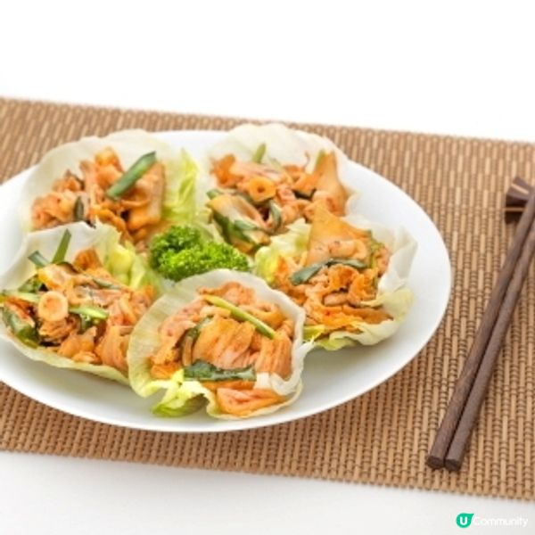 泡菜豬肉生菜飽