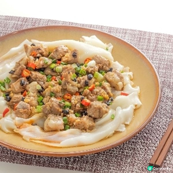 豉汁排骨蒸陳村粉