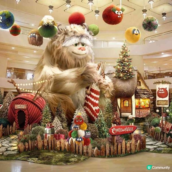 太古廣場及星街小區呈獻「聖誕奇妙村莊」與毛茸茸節日萌獸開啟聖