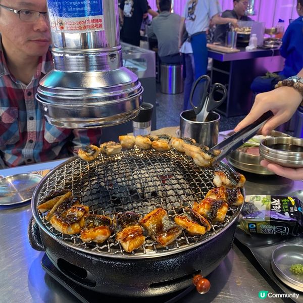 《福田必食》人氣超旺活烤厚厚鰻魚「北村韓食」😋😍