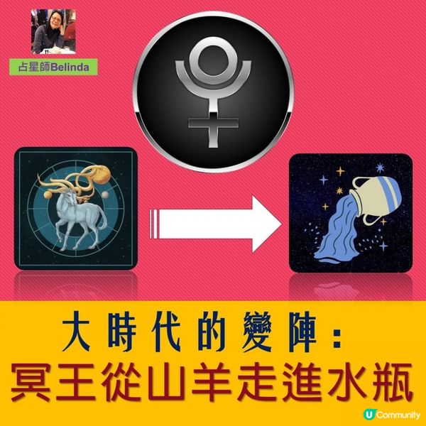 大時代的變陣：冥王從山羊走進水瓶