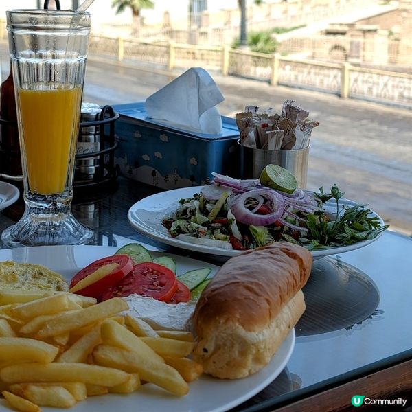 🐤在路克索神殿旁享用早餐的時光 🏺✨