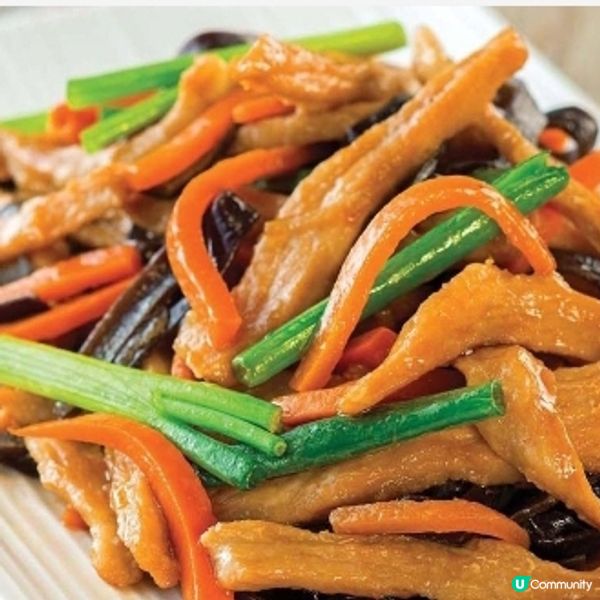 蠔汁爽肉炒三絲