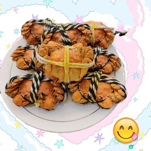 蟹的季節，11月的蟹黃膏，白膏都咁美味👍喺屋企自己蒸就最正喺...