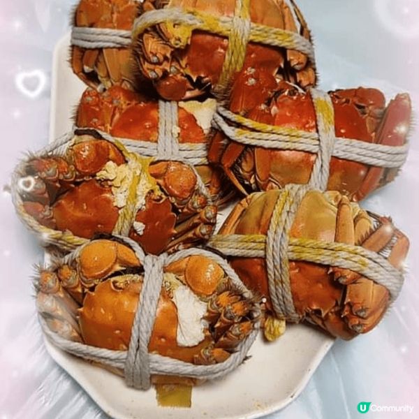 蟹的季節，11月的蟹黃膏，白膏都咁美味👍喺屋企自己蒸就最正喺...