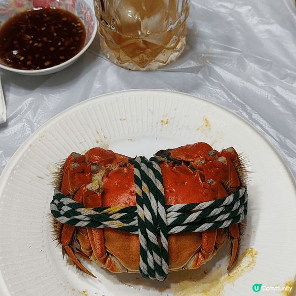 蟹的季節，11月的蟹黃膏，白膏都咁美味👍喺屋企自己蒸就最正喺...