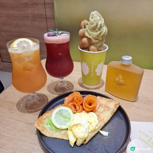 雞蛋仔配鐵觀音雪糕